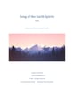 Song of the Earth Spirits Four-Part choral sheet music cover